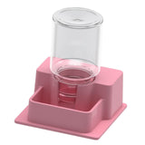 Maxbell Reptile Feeder Sturdy Reptile Waterer for Amphibians Bearded Dragon Tortoise Pink