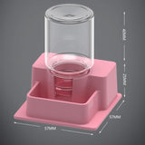 Maxbell Reptile Feeder Sturdy Reptile Waterer for Amphibians Bearded Dragon Tortoise Pink