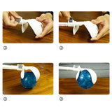 Maxbell Dog Ball Launcher Ergonomic Handle Interactive Sport Manual Non Slip Chucker white