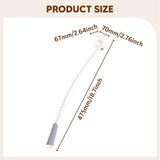 Maxbell Dog Ball Launcher Ergonomic Handle Interactive Sport Manual Non Slip Chucker white