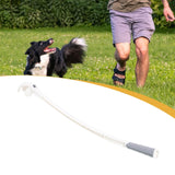 Maxbell Dog Ball Launcher Ergonomic Handle Interactive Sport Manual Non Slip Chucker white