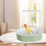 Maxbell Parrot Bathtub Bird Toys Bathing Box Bird Bathtub for Garden Indoor Cockatoo