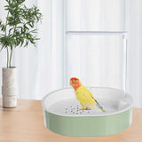 Maxbell Parrot Bathtub Bird Toys Bathing Box Bird Bathtub for Garden Indoor Cockatoo