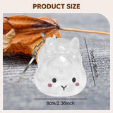 Maxbell Pet Hair Collector Pet Memorial Gifts Keepsake Portable Memorial Storage Box Blush Rabbit
