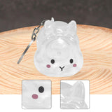 Maxbell Pet Hair Collector Pet Memorial Gifts Keepsake Portable Memorial Storage Box Blush Rabbit