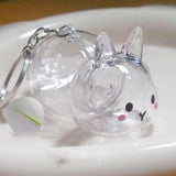Maxbell Pet Hair Collector Pet Memorial Gifts Keepsake Portable Memorial Storage Box Blush Rabbit