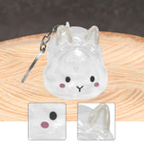 Maxbell Pet Hair Collector Pet Memorial Gifts Keepsake Portable Memorial Storage Box Brown eared Rabbit