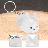 Maxbell Pet Hair Collector Pet Memorial Gifts Keepsake Portable Memorial Storage Box cute rabbit