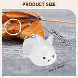 Maxbell Pet Hair Collector Pet Memorial Gifts Keepsake Portable Memorial Storage Box cute rabbit