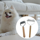 Maxbell Pet Undercoat Rake Deshedding Tool Pet Supplies Grooming Hair Brush Pet Comb Small