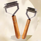Maxbell Pet Undercoat Rake Deshedding Tool Pet Supplies Grooming Hair Brush Pet Comb Small