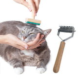 Maxbell Pet Undercoat Rake Deshedding Tool Pet Supplies Grooming Hair Brush Pet Comb Small