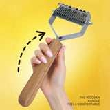 Maxbell Pet Undercoat Rake Deshedding Tool Pet Supplies Grooming Hair Brush Pet Comb Small