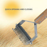 Maxbell Pet Undercoat Rake Deshedding Tool Pet Supplies Grooming Hair Brush Pet Comb Small
