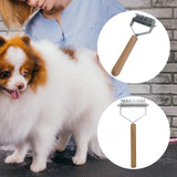 Maxbell Pet Undercoat Rake Deshedding Tool Pet Supplies Grooming Hair Brush Pet Comb Small