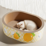 Maxbell Cat Scratcher Cardboard Scratching Resistant Pet Accessory Nest Sleeping Bed