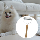 Maxbell Pet Undercoat Rake Deshedding Tool Pet Supplies Grooming Hair Brush Pet Comb Large