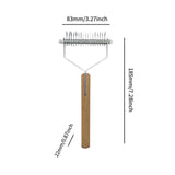 Maxbell Pet Undercoat Rake Deshedding Tool Pet Supplies Grooming Hair Brush Pet Comb Large
