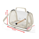 Maxbell Bird Carrier Bag Gifts for Cockatiel Accessories for Outdoor Hiking Shopping Beige