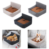 Maxbell Dog Car Seat Breathable Cat Car Seat for Small Medium Dogs Indoor Cats Bunny Beige