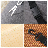 Maxbell Dog Car Seat Breathable Cat Car Seat for Small Medium Dogs Indoor Cats Bunny Gray