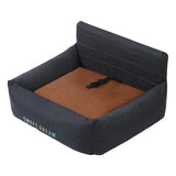 Maxbell Dog Car Seat Breathable Cat Car Seat for Small Medium Dogs Indoor Cats Bunny Black