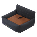 Maxbell Dog Car Seat Breathable Cat Car Seat for Small Medium Dogs Indoor Cats Bunny Black