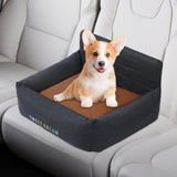 Maxbell Dog Car Seat Breathable Cat Car Seat for Small Medium Dogs Indoor Cats Bunny Black