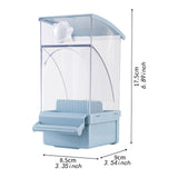 Maxbell Automatic Bird Feeder Leakproof Cage Food Dispenser for Budgerigar Cockatiel