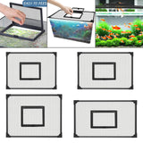 Maxbell Aquarium Anti Jumping Net Cover Mesh with Window Cuttable DIY Tear Resistant 90x45cm