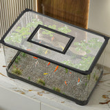 Maxbell Aquarium Anti Jumping Net Cover Mesh with Window Cuttable DIY Tear Resistant 90x60cm