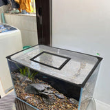 Maxbell Aquarium Anti Jumping Net Cover Mesh with Window Cuttable DIY Tear Resistant 100x50cm