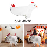 Maxbell Dog Chicken Costume Animal Clothes Funny Dog Clothes for Cosplay Party Puppy S