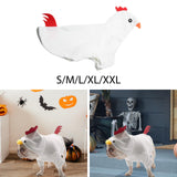 Maxbell Dog Chicken Costume Animal Clothes Funny Dog Clothes for Cosplay Party Puppy S