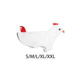 Maxbell Dog Chicken Costume Animal Clothes Funny Dog Clothes for Cosplay Party Puppy S
