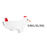 Maxbell Dog Chicken Costume Animal Clothes Funny Dog Clothes for Cosplay Party Puppy S