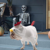 Maxbell Dog Chicken Costume Animal Clothes Funny Dog Clothes for Cosplay Party Puppy M