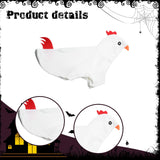 Maxbell Dog Chicken Costume Animal Clothes Funny Dog Clothes for Cosplay Party Puppy L