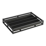 Maxbell Indoor Dog Potty Tray Washable Portable Mesh Grids Keep Clean Dog Litter Box black L
