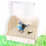 Maxbell Parrot Bath Shower USB Automatic Parrot Bird Bathtub for Medium Birds Budgie