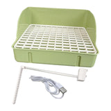 Maxbell Parrot Bath Shower USB Automatic Parrot Bird Bathtub for Medium Birds Budgie