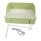 Maxbell Parrot Bath Shower USB Automatic Parrot Bird Bathtub for Medium Birds Budgie