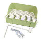 Maxbell Parrot Bath Shower USB Automatic Parrot Bird Bathtub for Medium Birds Budgie