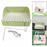 Maxbell Parrot Bath Shower USB Automatic Parrot Bird Bathtub for Medium Birds Budgie