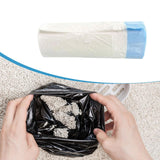 Maxbell 15Pcs Cat Litter Box Liners Thickened Trash Bags Automatic Litter Box Liners White