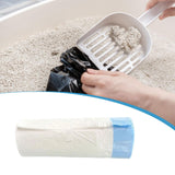 Maxbell 15Pcs Cat Litter Box Liners Thickened Trash Bags Automatic Litter Box Liners White