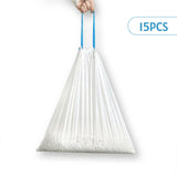 Maxbell 15Pcs Cat Litter Box Liners Thickened Trash Bags Automatic Litter Box Liners White