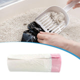 Maxbell 15Pcs Cat Litter Box Liners Thickened Trash Bags Automatic Litter Box Liners Pink