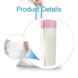 Maxbell 15Pcs Cat Litter Box Liners Thickened Trash Bags Automatic Litter Box Liners Pink
