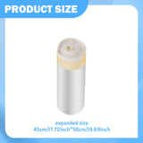 Maxbell 15Pcs Cat Litter Box Liners Thickened Trash Bags Automatic Litter Box Liners Light Yellow